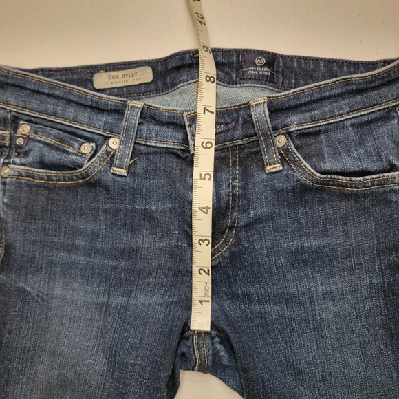 Adriano Goldschmied The Stilt Cigarette Jean, Dark Wash, EUC, size 25 - Picture 7 of 10